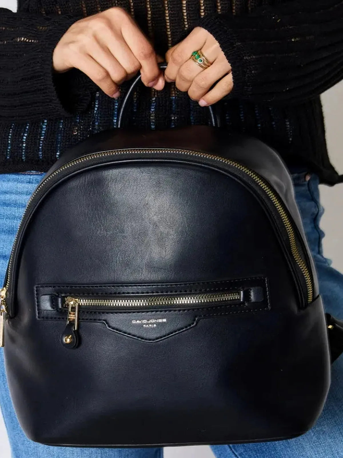 PU Leather Backpack — detail view — Livostyle