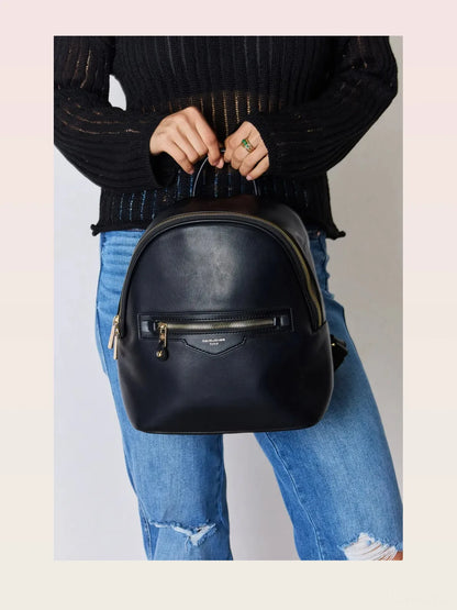 PU Leather Backpack — styled showcase — Livostyle