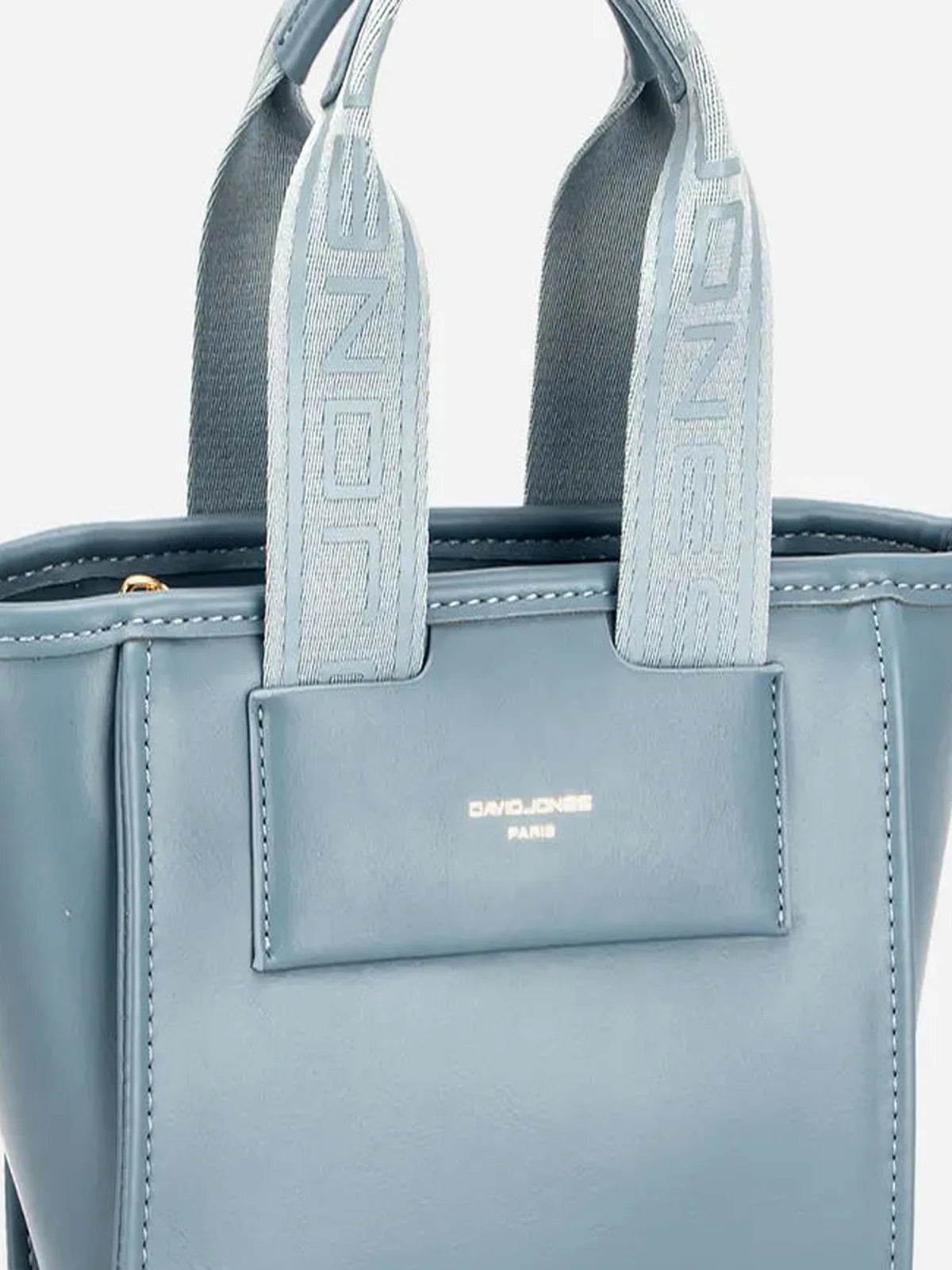 Small Handbag with Embossed Pattern Handles — detail view — Livostyle