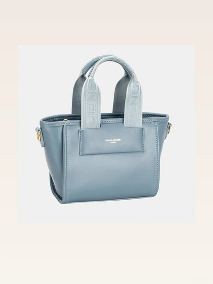 Small Handbag with Embossed Pattern Handles — styled showcase — Livostyle