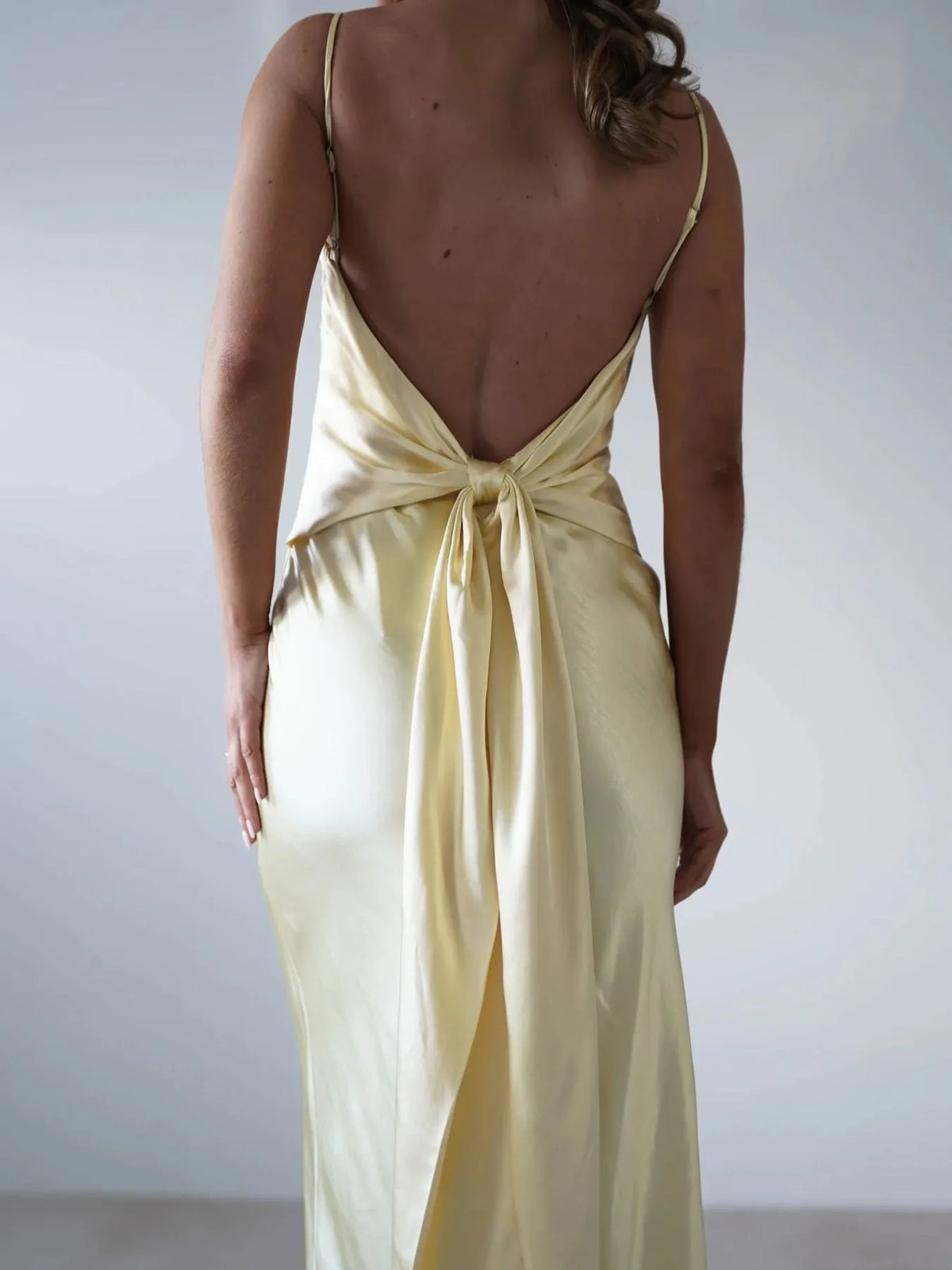 Satin Backless Cami Dress – photo 10