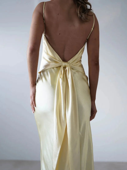 Satin Backless Cami Dress – photo 10