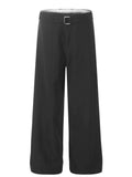 Men's Wide Leg High Waist Pants with Belt — Livostyle