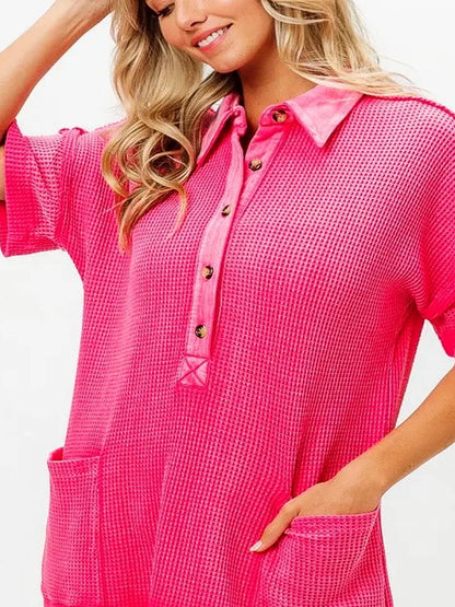 Dip Dye Mineral-Washed Oversized Knit Dress with Pockets – photo 4