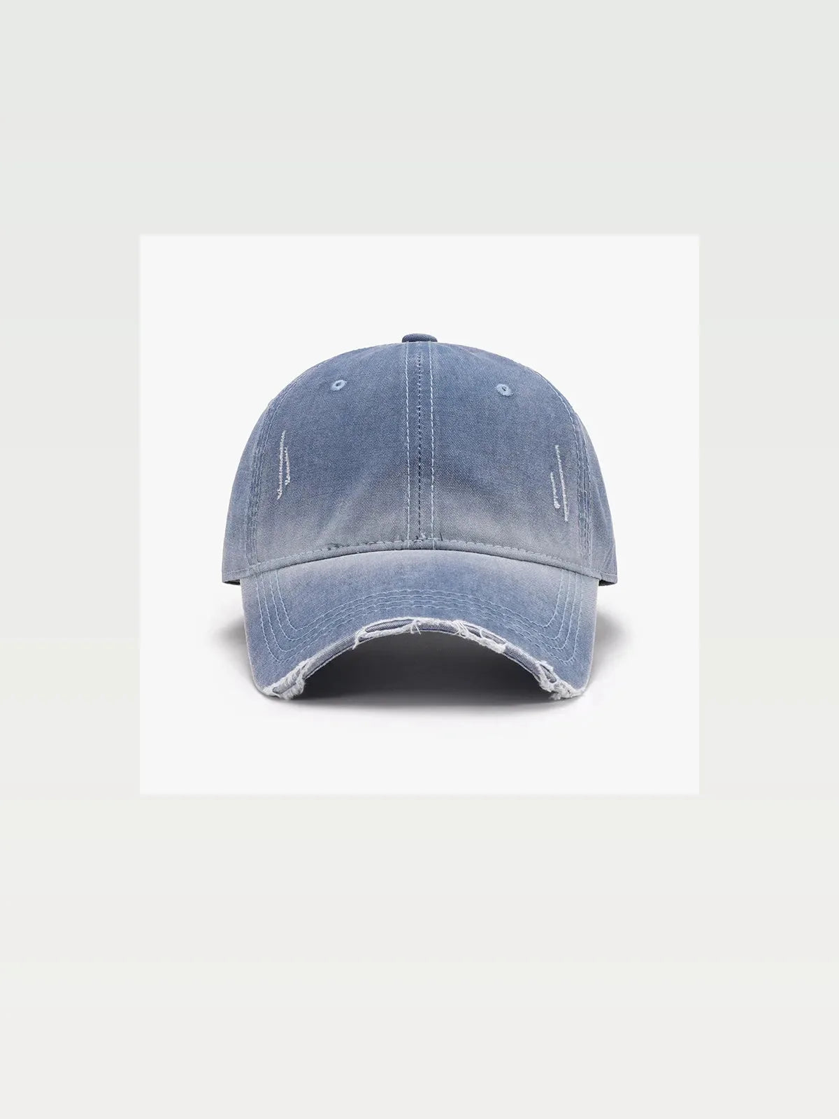 Distressed Washed Adjustable Baseball Cap — styled showcase — Livostyle