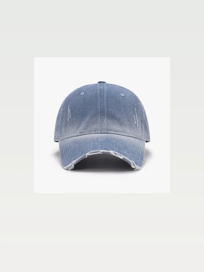 Distressed Washed Adjustable Baseball Cap — styled showcase — Livostyle