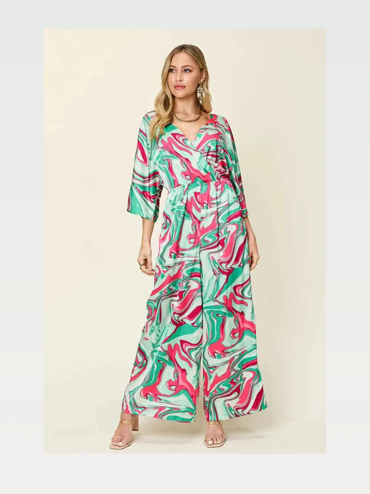 Half Sleeve Wide Leg Jumpsuit — styled showcase — Livostyle