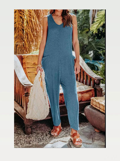 Sleeveless Straight Jumpsuit — styled showcase — Livostyle