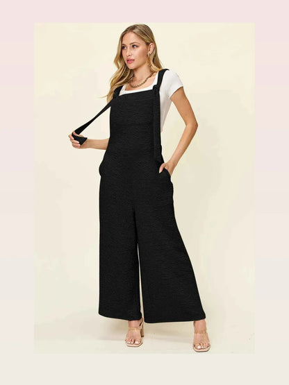 Sleeveless Wide Leg Jumpsuit — styled showcase — Livostyle