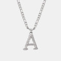 Titanium Steel Letter Pendant Necklace — Livostyle