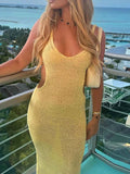 Backless Cutout Scoop Neck Cover-Up Dress — Livostyle