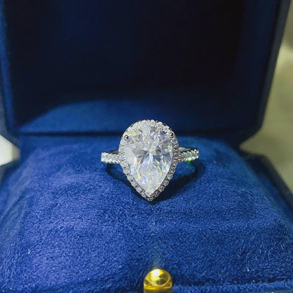 2 Carat Moissanite 925 Sterling Silver Ring — Livostyle