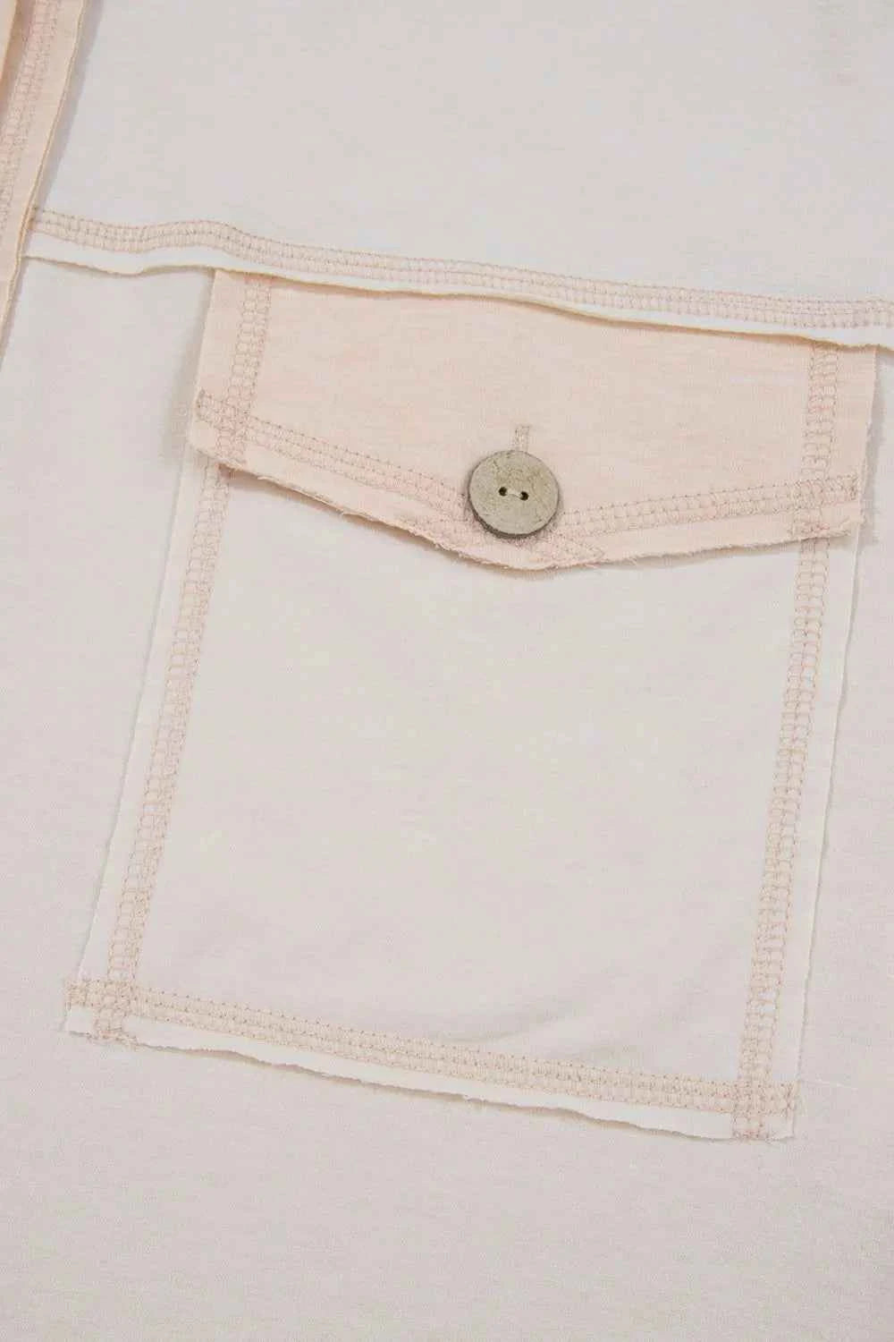 Pocket Front Short Sleeve Wide Leg Jumpsuit