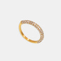 18K Gold-Plated Inlaid Zircon Ring — Livostyle