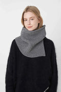 Slit Pullover Knit Scarf — Livostyle