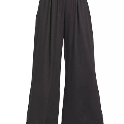 Elastic Waist Comfy Lounge Pants — square view — Livostyle