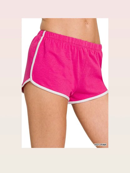 Elastic Waistband Dolphin Shorts — styled showcase — Livostyle