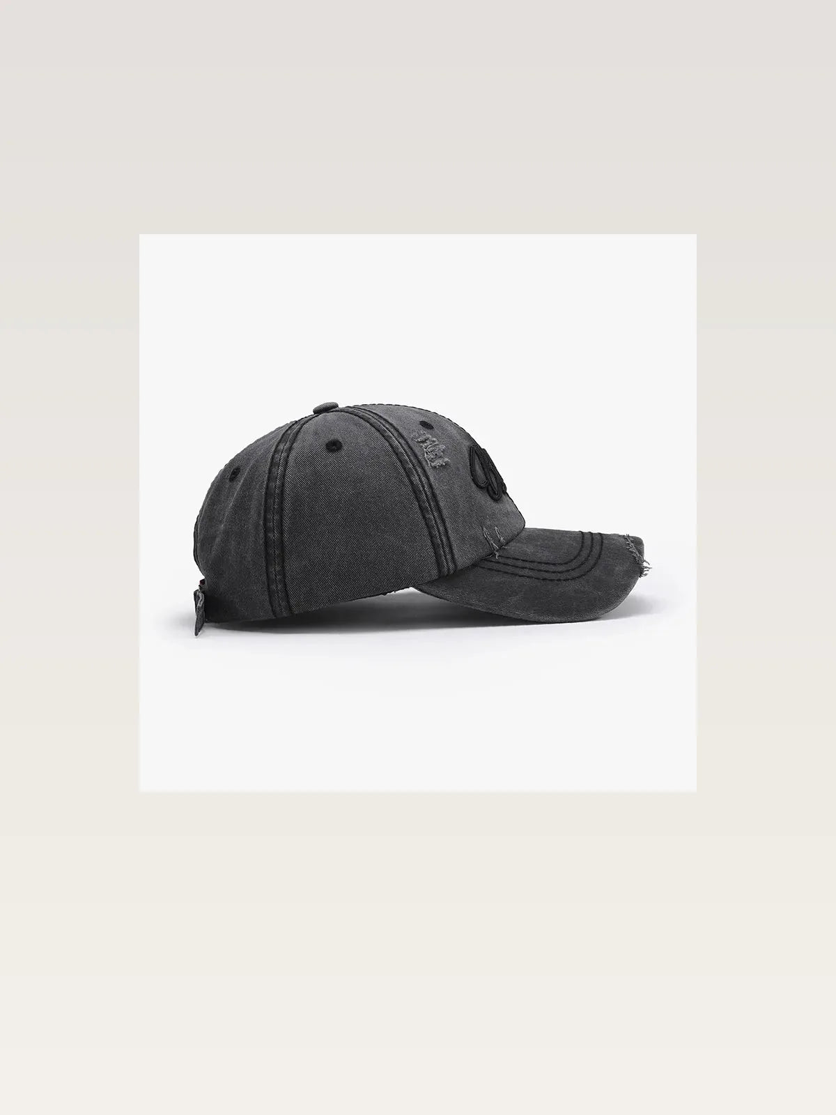 Embroidered Letter Cotton Baseball Cap — styled showcase — Livostyle
