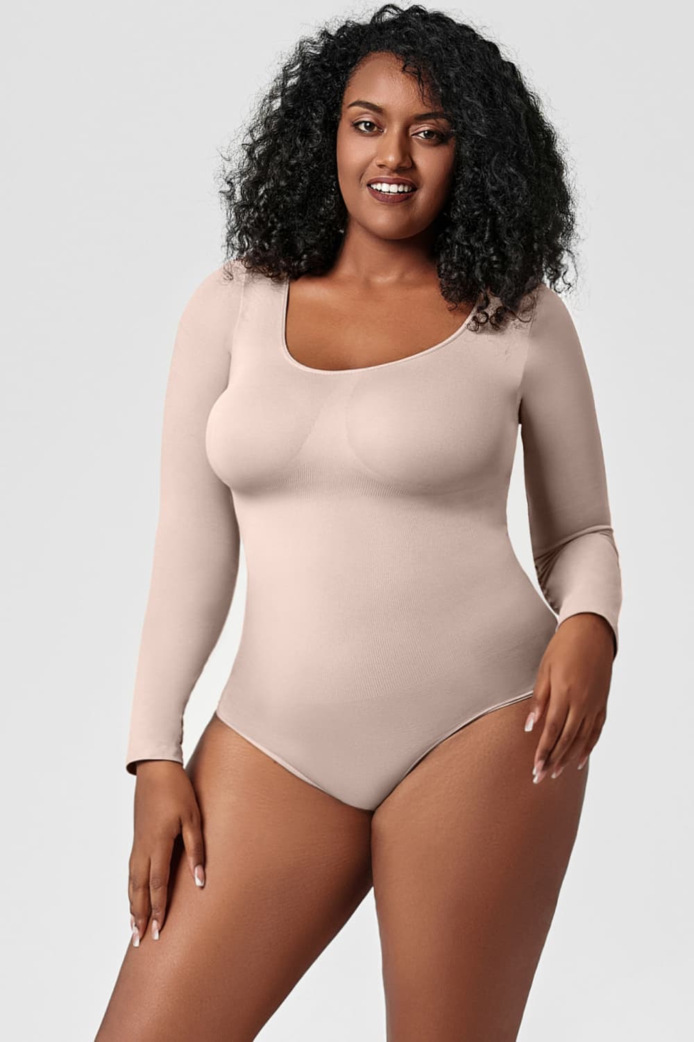 Long Sleeve Shaping Bodysuit — Livostyle