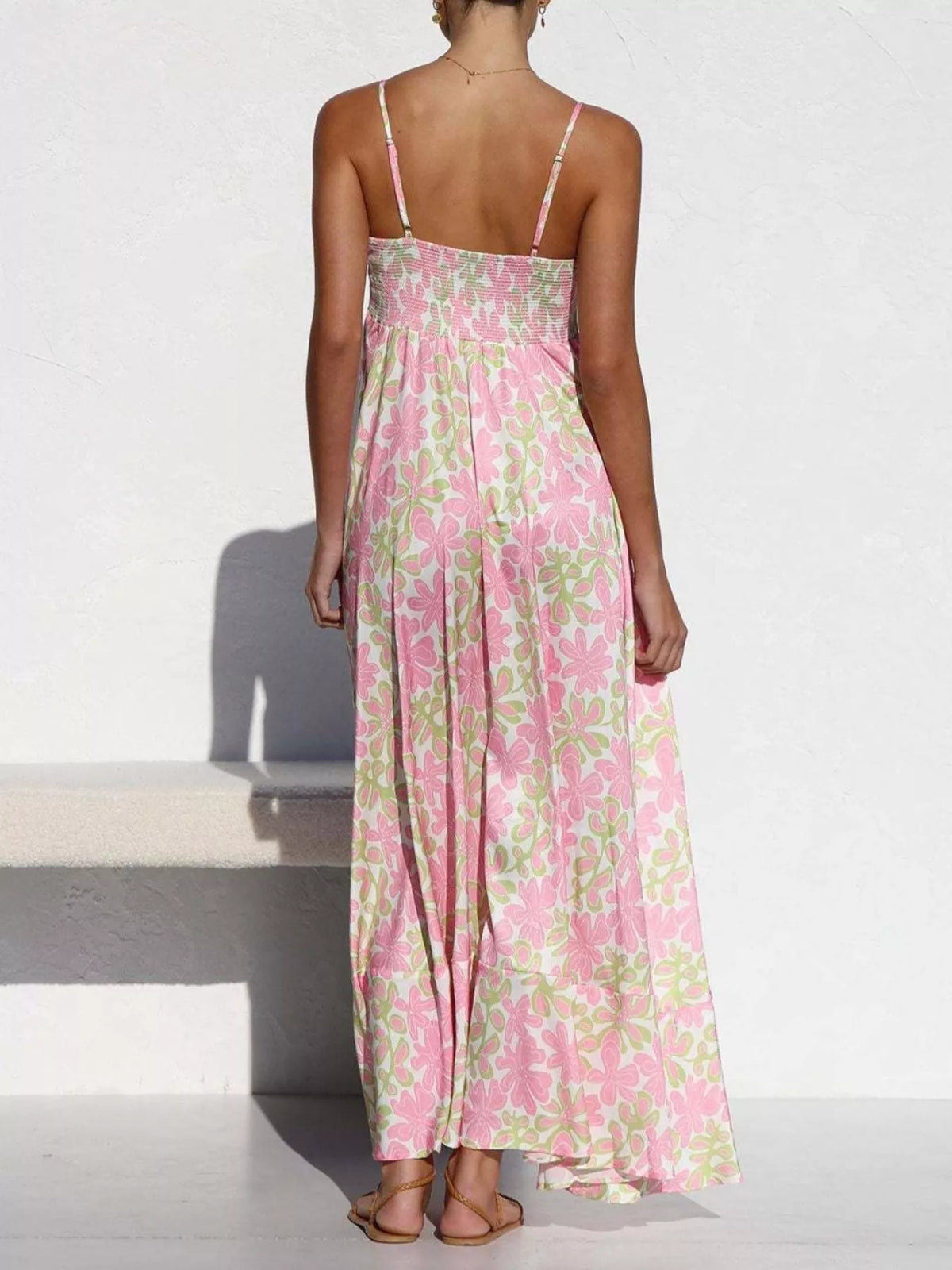 Printed Spaghetti Strap Maxi Dress – photo 8