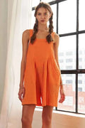 Wide Leg Overall Romper — Livostyle