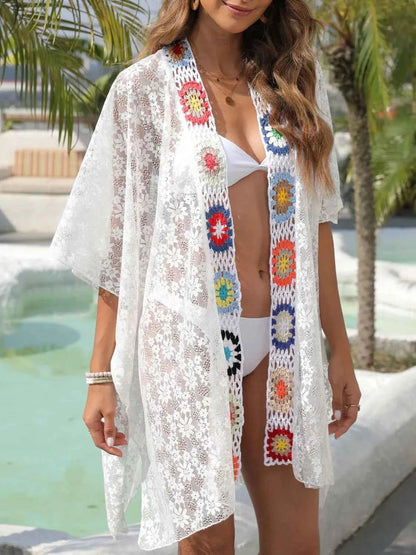 Crochet Open Front Cover-Up — Livostyle