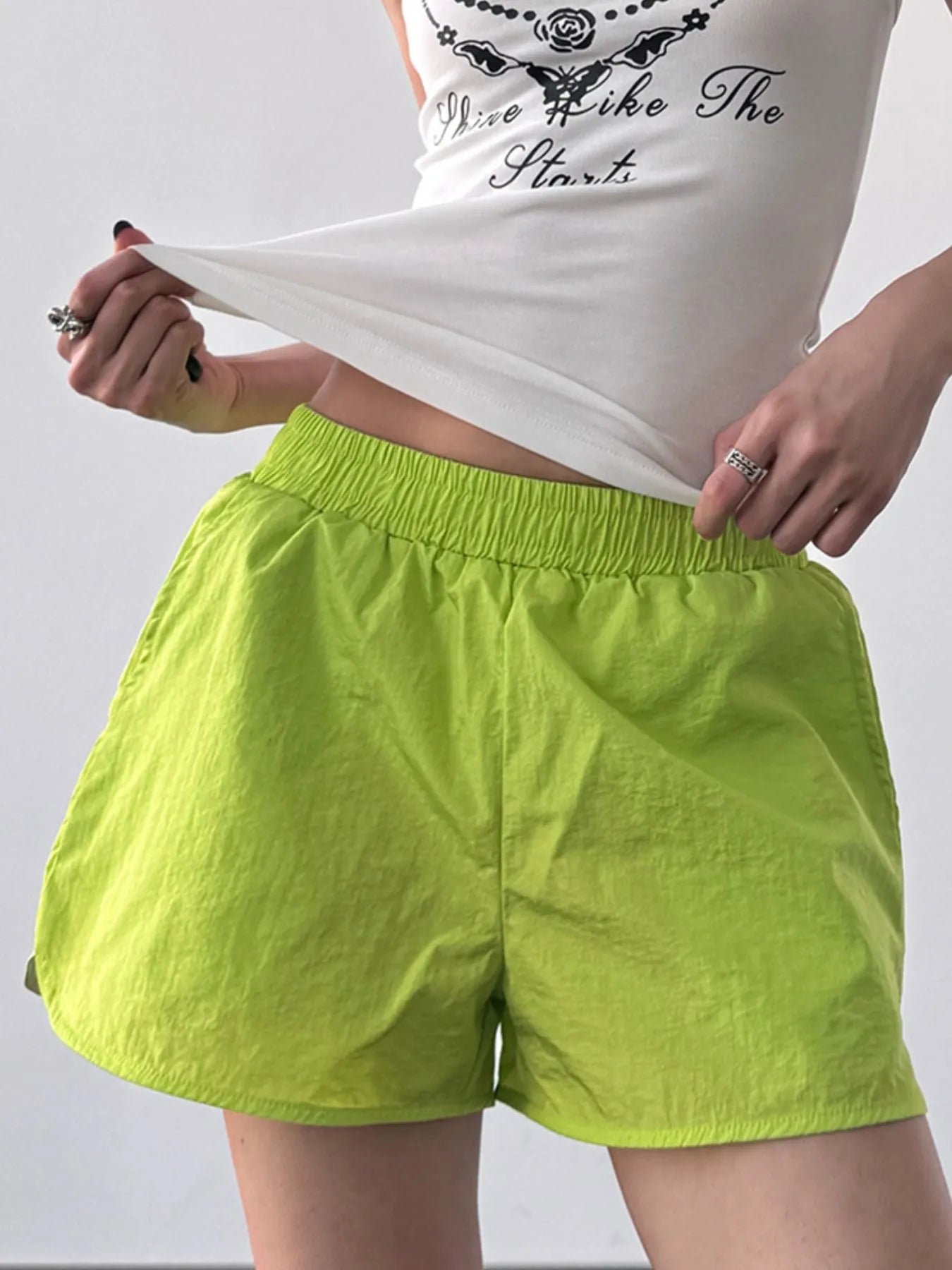 Elastic Waist Active Shorts — Livostyle