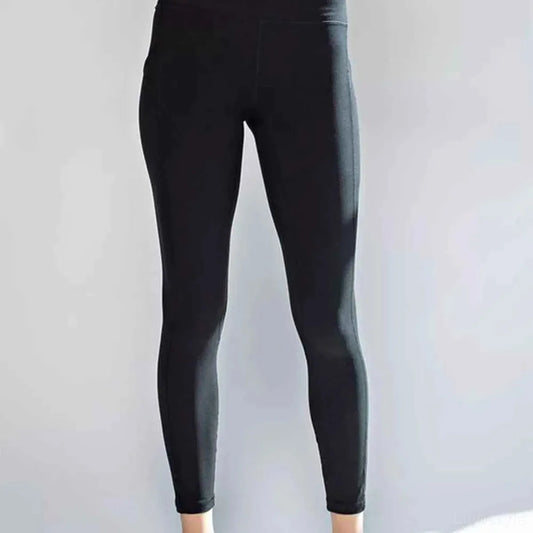 High Waist Wide Waistband Leggings — square view — Livostyle