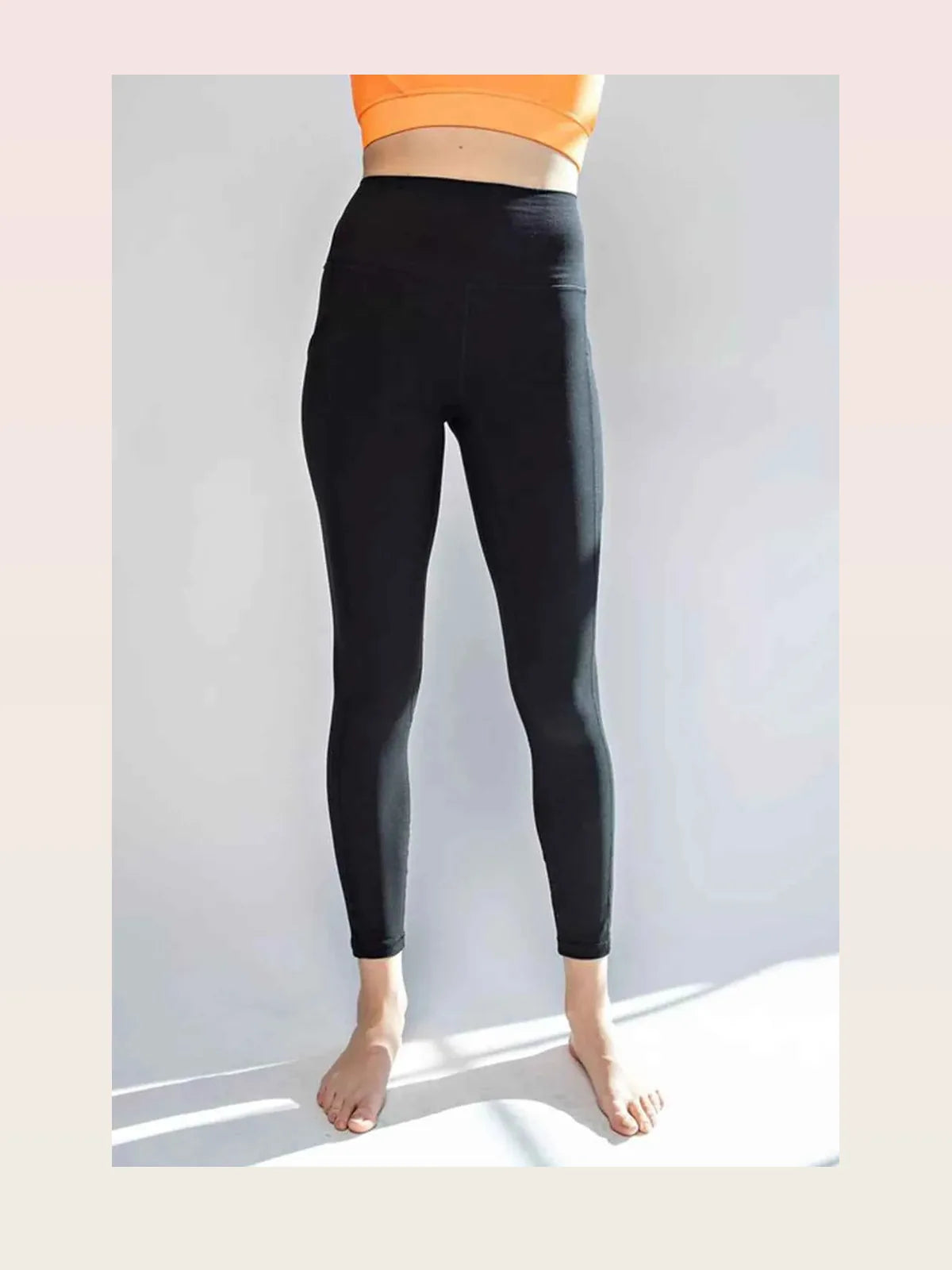 High Waist Wide Waistband Leggings — styled showcase — Livostyle