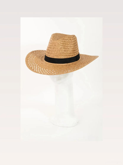 Basket Weave Straw Sun Hat — styled showcase — Livostyle