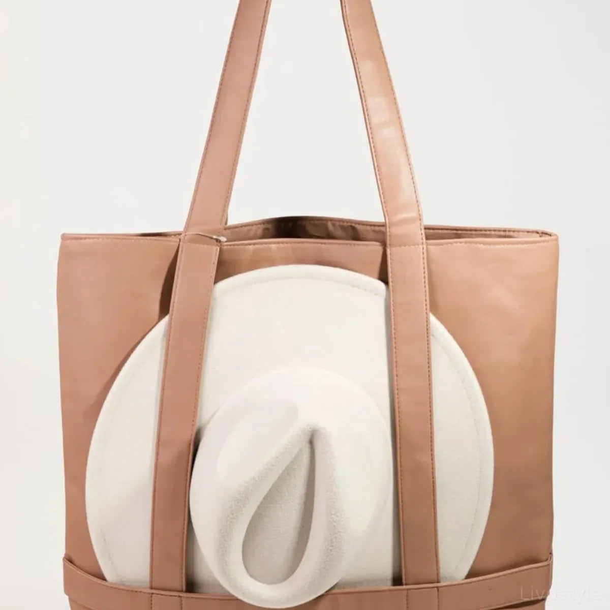 Hat Carrier Tote Bag — square view — Livostyle