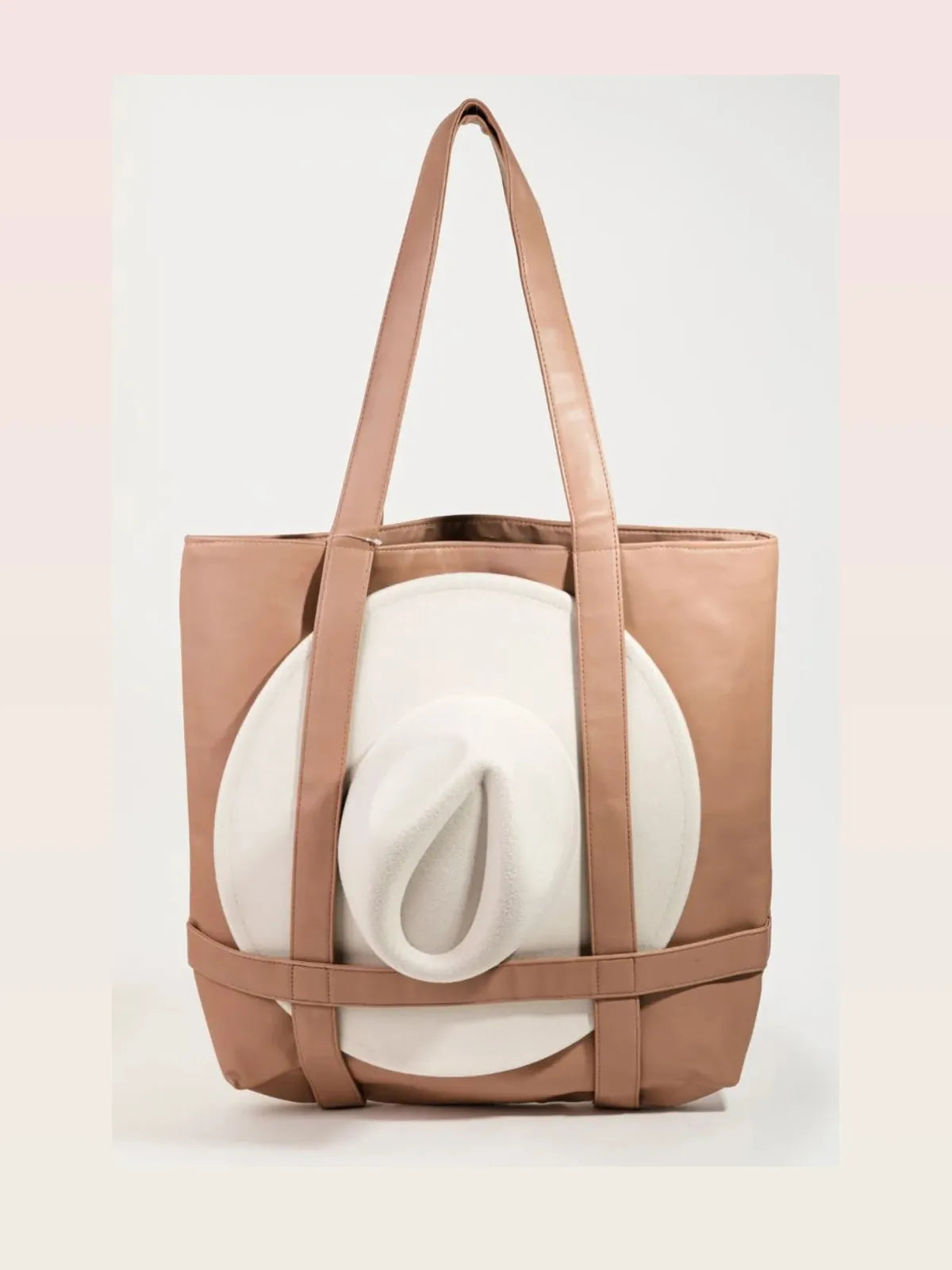 Hat Carrier Tote Bag — styled showcase — Livostyle