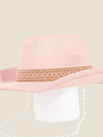 Ornate Band Cowboy Hat — detail view — Livostyle