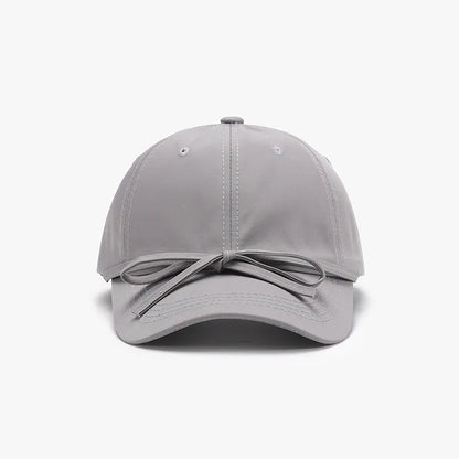 Tied Bow Cotton Baseball Cap — Livostyle