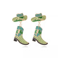 Cowboy Hat and Boot Dangle Earrings — Livostyle