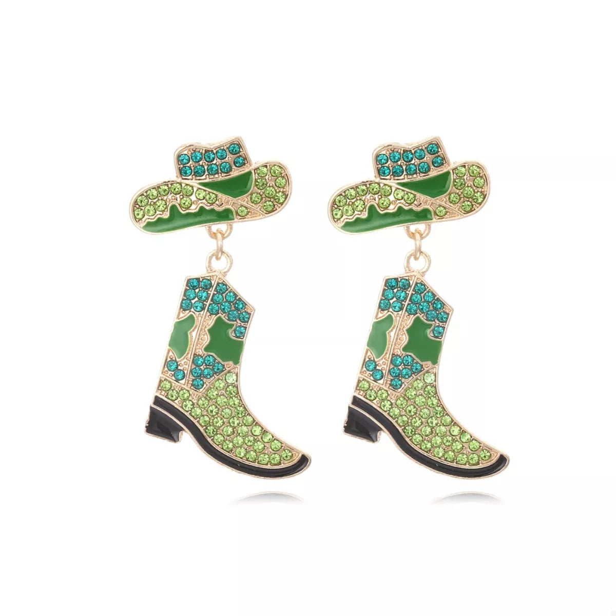 Cowboy Hat and Boot Dangle Earrings — Livostyle