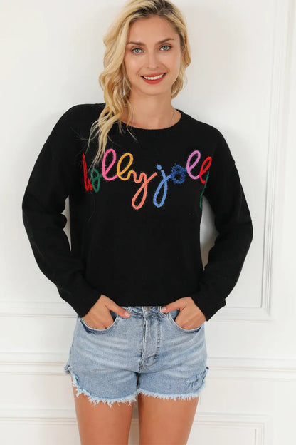 Round Neck Long Sleeve Sweater — Livostyle