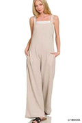 Knit Waffle Wide Leg Overalls — Livostyle