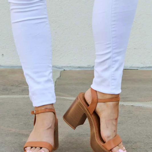 Feel It Platform Heel Sandals — square view — Livostyle