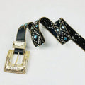 Rhinestone PU Leather Belt — Livostyle