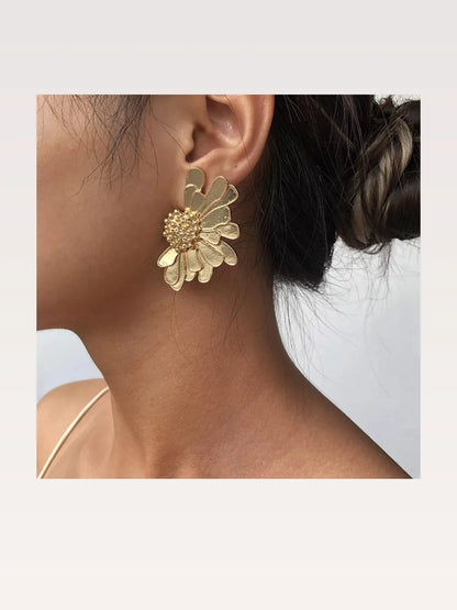 Flower Stud Earrings — styled showcase — Livostyle
