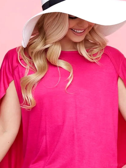 Stylish Top with Unique Fold-Over Back Design — detail view — Livostyle