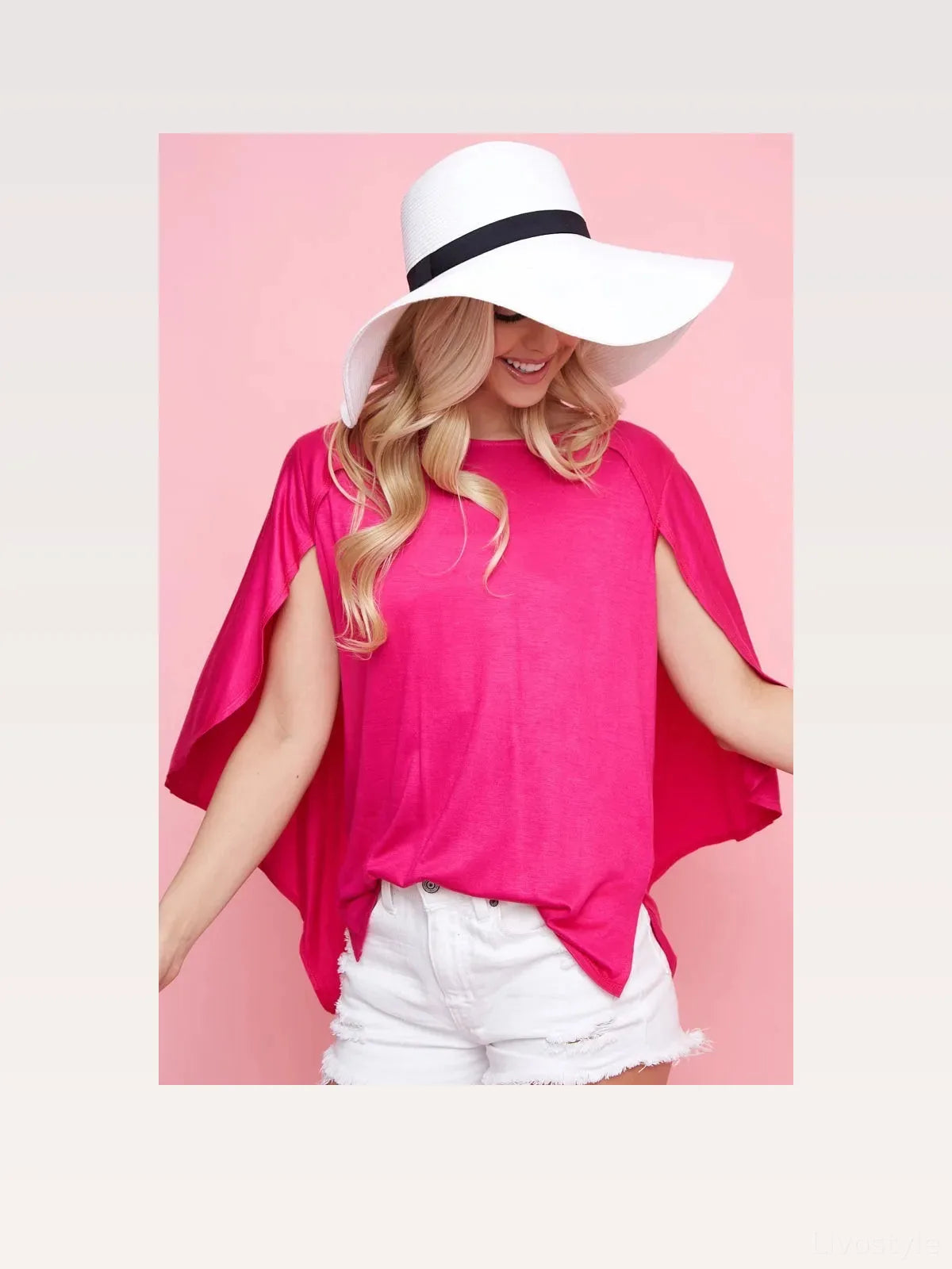 Stylish Top with Unique Fold-Over Back Design — styled showcase — Livostyle