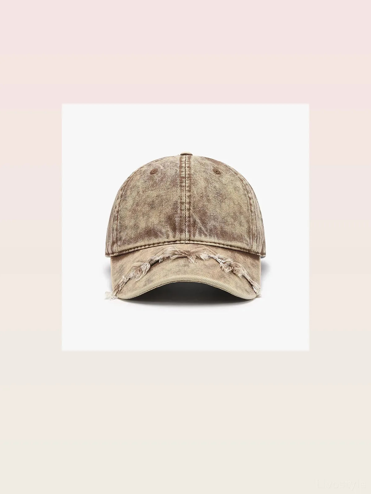 Fringe Adjustable Cotton Baseball Cap — styled showcase — Livostyle