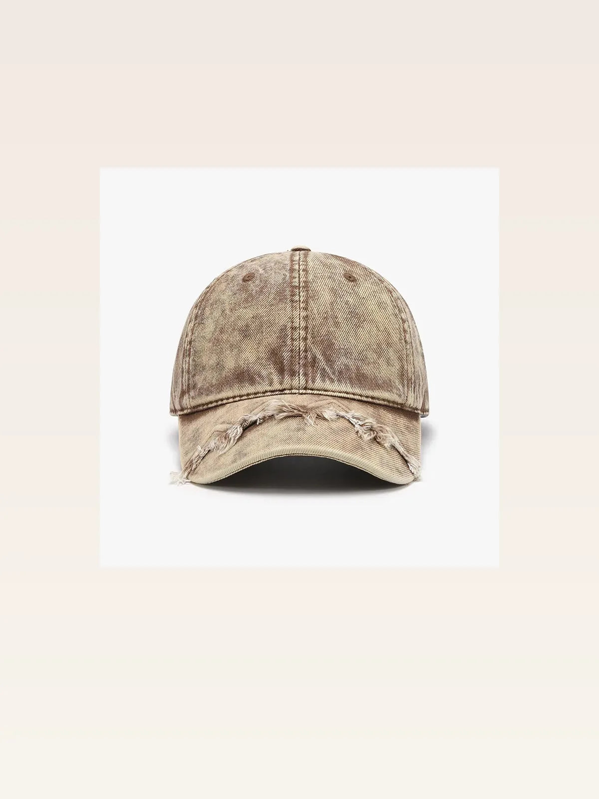 Fringe Adjustable Cotton Baseball Cap — styled showcase — Livostyle