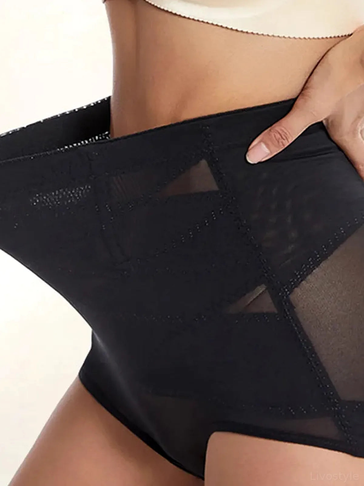 High Waist Shaping Panty — detail view — Livostyle