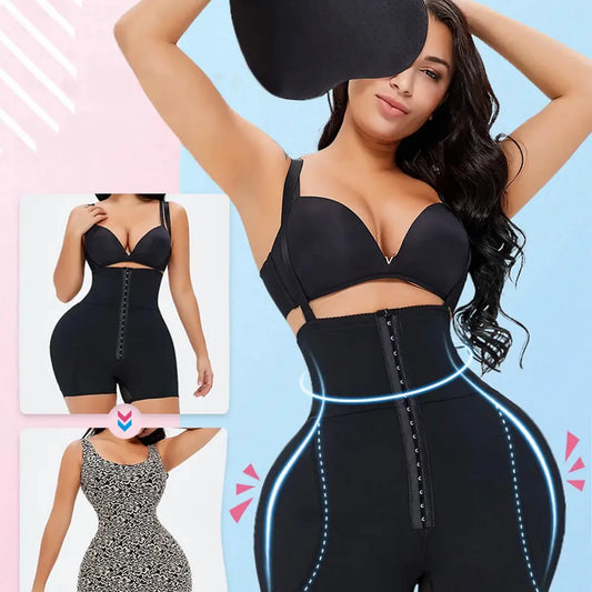 Hook-and-Eye Under-Bust Shaping Bodysuit — square view — Livostyle