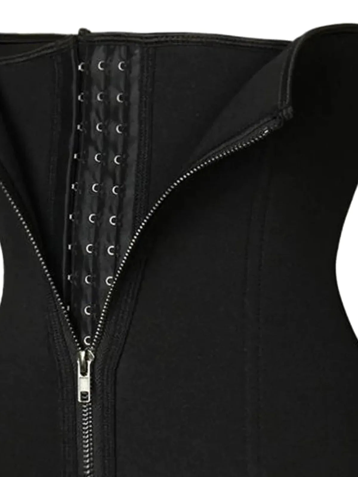 Zipper Shaping Band with Hook and Eye Closure — detail view — Livostyle