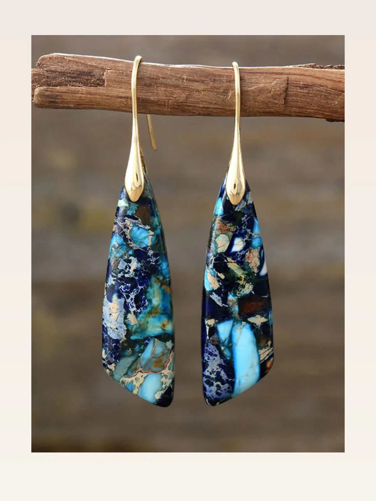 Geometrical Shape Dangle Earrings — styled showcase — Livostyle