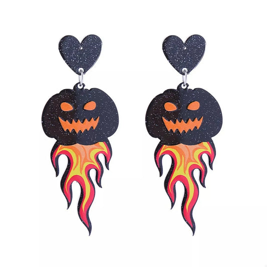 Halloween Dangle Earrings — square view — Livostyle
